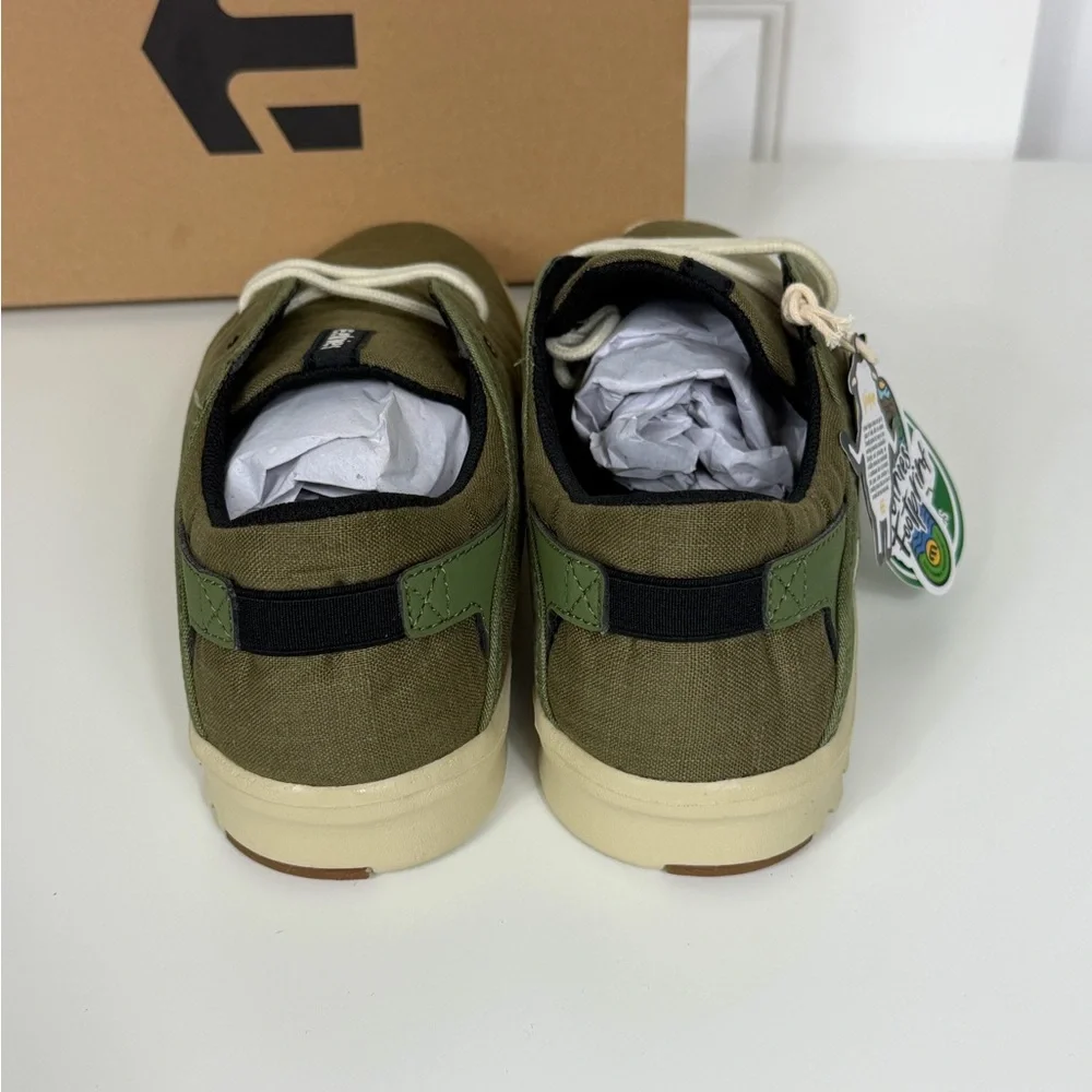 Etnies Scout Skate Men’s Size 10 Olive Tan Gum Sneakers‎ Casual Shoes NIB